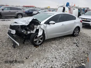 2018 Kia Forte LX with VIN 3KPFL4A72JE174343, listed as a Copart auction lot 82365594 with 128,306 mi miles and Salvage Title. Bid and sale history available at carsss.com. Image 1.