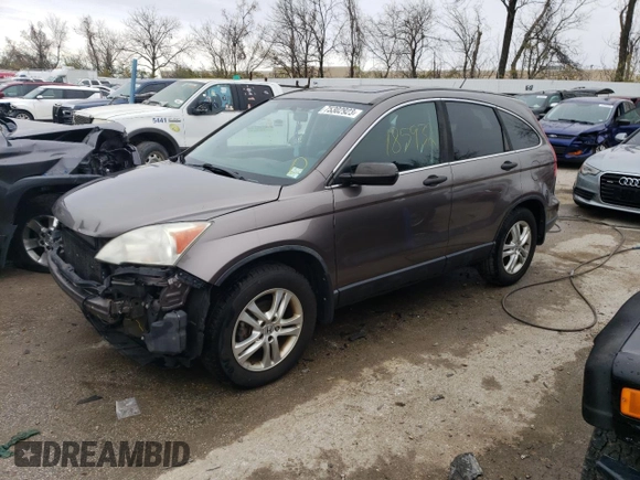 2011 Honda CR-V EX with VIN 5J6RE3H55BL013476, listed as a Copart auction lot 75302923 with 185,932 mi miles and Salvage Title. Bid and sale history available at DreamBid. Image 1.