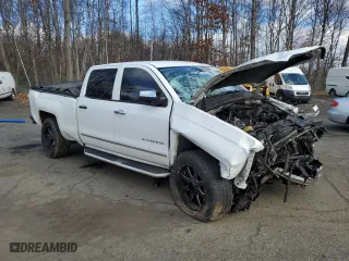 2014 Chevrolet Silverado 1500 LTZ with VIN 1GCUKSEC2EF195839, listed as a Copart auction lot 87282754 with 0 mi miles and Salvage Title. Bid and sale history available at carsss.com. Image 4.