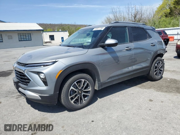 2024 Chevrolet TrailBlazer LT with VIN KL79MPSL0RB034188, listed as a Copart auction lot 53601795 with 30,469 mi miles and Salvage Title. Bid and sale history available at DreamBid. Image 1.