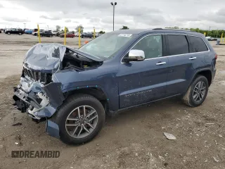 2021 Jeep Grand Cherokee Limited with VIN 1C4RJFBGXMC824531, listed as a Copart auction lot 57774215 with 57,625 mi miles and Salvage title. Bid and sale history available at DreamBid. Image 1.