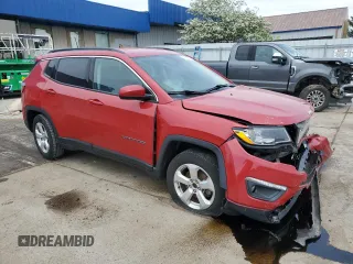 2019 Jeep Compass Latitude with VIN 3C4NJDBB3KT815436, listed as a Copart auction lot 56023625 with 86,529 mi miles and Salvage title. Bid and sale history available at DreamBid. Image 4.
