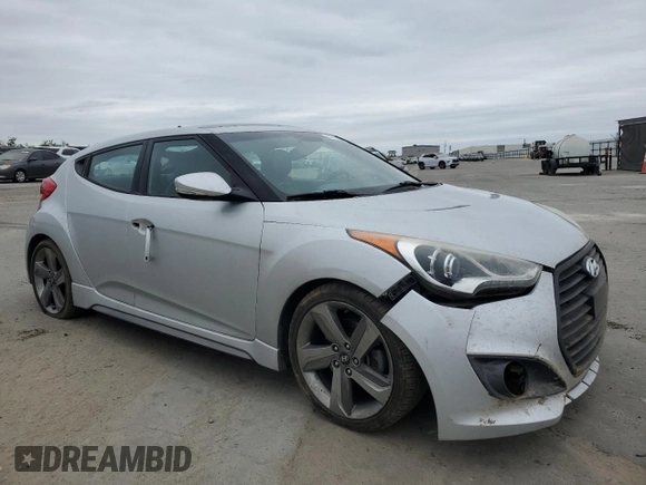 2013 Hyundai Veloster Turbo z VIN KMHTC6AE2DU158240, wystawiony jako Copart lot #54719205 z przebiegiem 147 652 mil mil oraz Szkoda całkowita • Salvage title. Historia ofert i sprzedaży dostępna na DreamBid. Obrazek 4.
