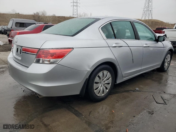 2011 Honda Accord Sdn LX with VIN 1HGCP2F3XBA147804, listed as a Copart auction lot 47134465 with 87,051 mi miles and Salvage Title. Bid and sale history available at carsss.com. Image 3.