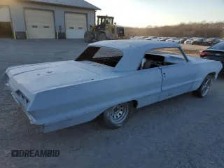 1963 Chevrolet Impala с VIN 31847B122571, выставлен на аукционе Copart как лот 45565345 с пробегом Не указан миль и Чистый • Clean title. История ставок и продаж доступна на DreamBid. Изображение 3.