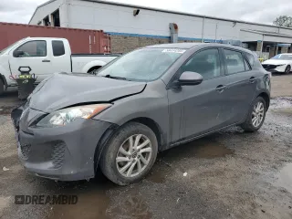 2013 Mazda 3 i Touring with VIN JM1BL1LP3D1842264, listed as a Copart auction lot 58434285 with 110,129 mi miles and Salvage title. Bid and sale history available at DreamBid. Image 1.