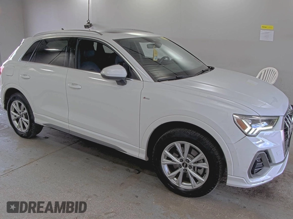 2023 Audi Q3 S line Premium with VIN WA1DECF37P1107583, listed as a IAAI auction lot 42708277 with 51,891 mi miles and . Bid and sale history available at DreamBid. Image 25.