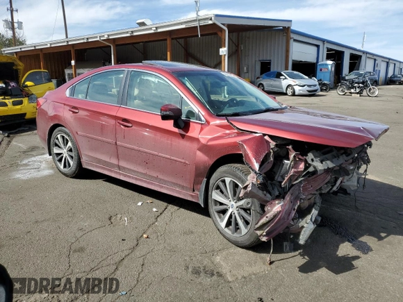 2017 Subaru Legacy Limited with VIN 4S3BNAN61H3005988, listed as a Copart auction lot 48822665 with 119,303 mi miles and Salvage Title. Bid and sale history available at carsss.com. Image 4.