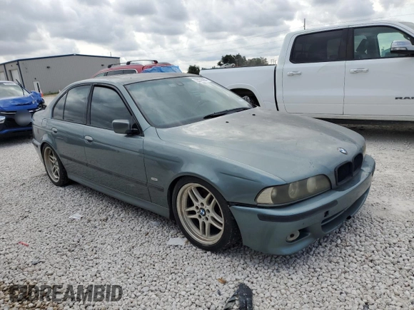 2003 BMW 5 Series 540i with VIN WBADN53453GF71025, listed as a Copart auction lot 72276964 with 0 mi miles and Clean Title. Bid and sale history available at carsss.com. Image 4.