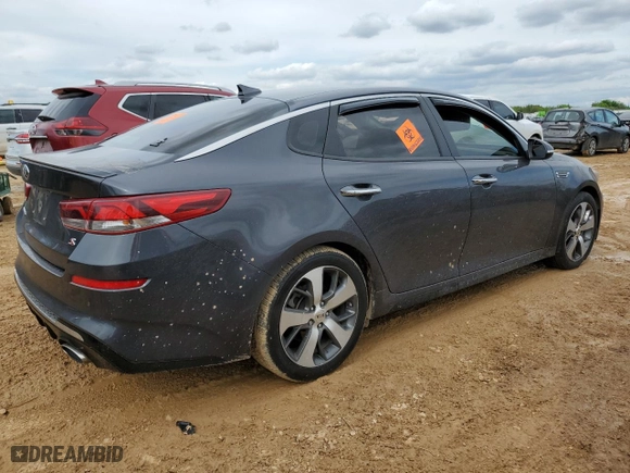 2019 Kia Optima LX with VIN 5XXGT4L36KG329550, listed as a Copart auction lot 51099625 with 62,473 mi miles and Salvage Title. Bid and sale history available at carsss.com. Image 3.