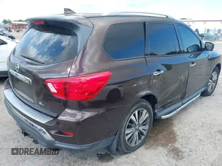 2019 Nissan Pathfinder SL z VIN 5N1DR2MN3KC581063, wystawiony jako IAAI lot #42311710 z przebiegiem 142 252 mil mil oraz . Historia ofert i sprzedaży dostępna na DreamBid. Obrazek 4.
