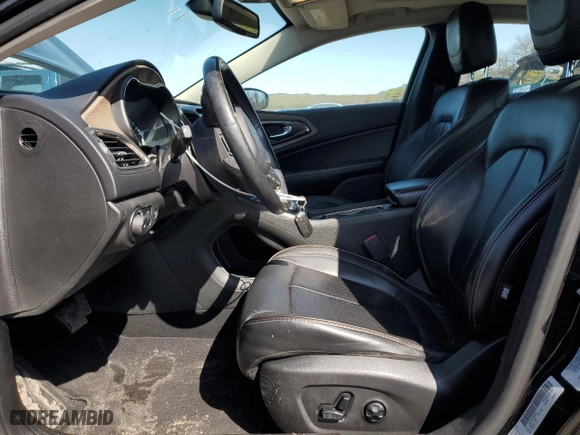 2015 Chrysler 200 C with VIN 1C3CCCEG6FN656473, listed as a Copart auction lot 51035755 with 66,500 mi miles and Salvage Title. Bid and sale history available at carsss.com. Image 7.