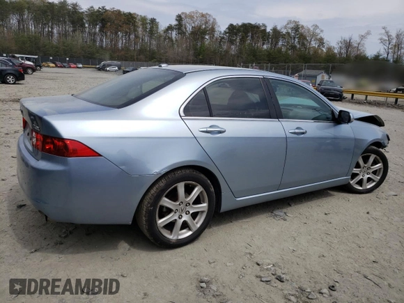 2005 Acura TSX with VIN JH4CL96825C006067, listed as a Copart auction lot 52717145 with 86,793 mi miles and Salvage Title. Bid and sale history available at carsss.com. Image 3.