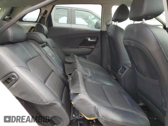 2017 Kia Niro Touring Launch Edition with VIN KNDCC3LC3H5083885, listed as a Copart auction lot 55687614 with 124,843 mi miles and Salvage Title. Bid and sale history available at carsss.com. Image 10.