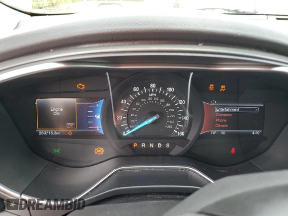 2016 Ford Fusion Titanium with VIN 3FA6P0K92GR369444, listed as a Copart auction lot 89036195 with 253,715 mi miles and Clean Title. Bid and sale history available at DreamBid. Image 9.
