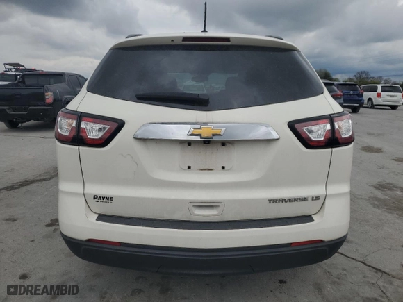 2015 Chevrolet Traverse LS with VIN 1GNKRFED9FJ237612, listed as a Copart auction lot 52790455 with 103,945 mi miles and Salvage Title. Bid and sale history available at carsss.com. Image 6.