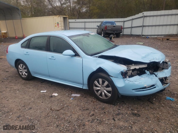 2010 Chevrolet Impala Police Police with VIN 2G1WD5EMXA1240064, listed as a Copart auction lot 51021715 with 88,631 mi miles and Salvage Title. Bid and sale history available at carsss.com. Image 4.