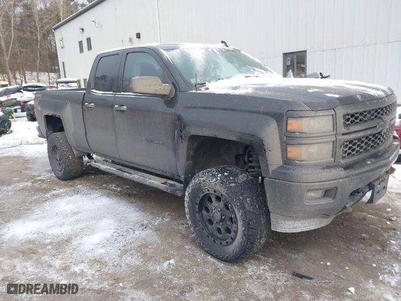 2015 Chevrolet Silverado 1500 LT with VIN 1GCVKREHXFZ350047, listed as a IAAI auction lot 41315609 with 134,560 mi miles. Bid and sale history available at carsss.com. Image 1.