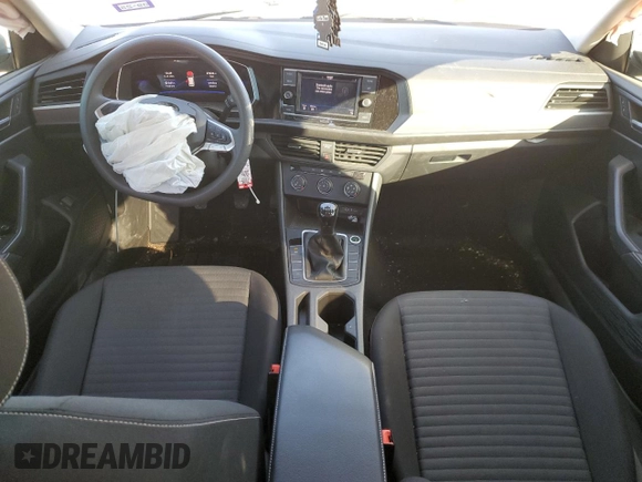 2023 Volkswagen Jetta S with VIN 3VW4M7BU2PM051275, listed as a Copart auction lot 85768704 with 27,626 mi miles and Salvage title. Bid and sale history available at DreamBid. Image 8.