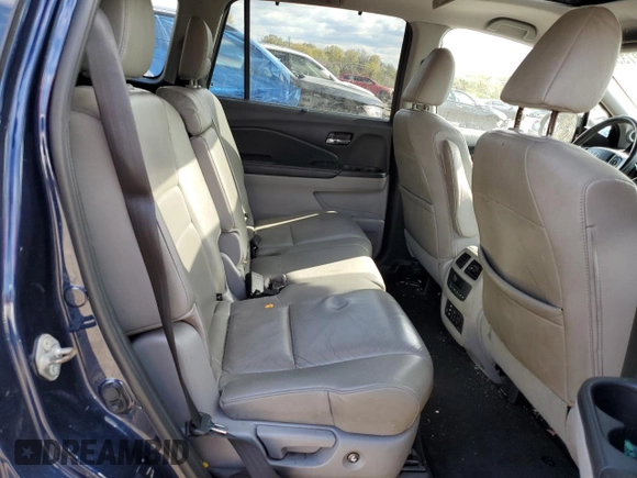 2017 Honda Pilot Touring with VIN 5FNYF6H94HB048329, listed as a Copart auction lot 53202735 with 140,453 mi miles and Salvage Title. Bid and sale history available at carsss.com. Image 12.