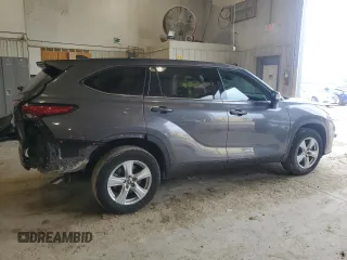 2021 Toyota Highlander L with VIN 5TDZZRAHXMS066838, listed as a Copart auction lot 55137845 with 77,800 mi miles and Salvage title. Bid and sale history available at DreamBid. Image 3.