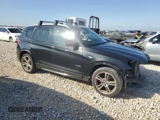 2014 BMW X3 xDrive35i with VIN 5UXWX7C58E0E82196, listed as a Copart auction lot 84870074 with 110,254 mi miles and Salvage Title. Bid and sale history available at DreamBid. Image 4.