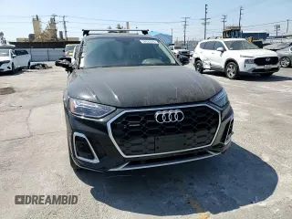 2023 Audi Q5 S line Premium with VIN WA1GAAFY9P2155489, listed as a Copart auction lot 58023625 with 18,513 mi miles and Salvage title. Bid and sale history available at DreamBid. Image 14.
