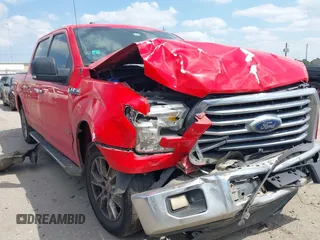 2015 Ford F-150 XL with VIN 1FTEW1CP2FKD66137, listed as a IAAI auction lot 42048274 with 210,648 mi miles and . Bid and sale history available at DreamBid. Image 1.