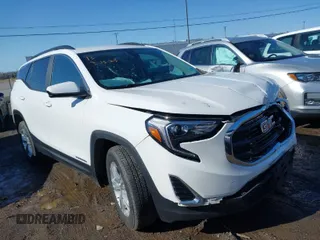 2021 GMC Terrain SLE with VIN 3GKALTEV9ML383306, listed as a IAAI auction lot 41822933 with 28,979 mi miles and . Bid and sale history available at carsss.com. Image 1.