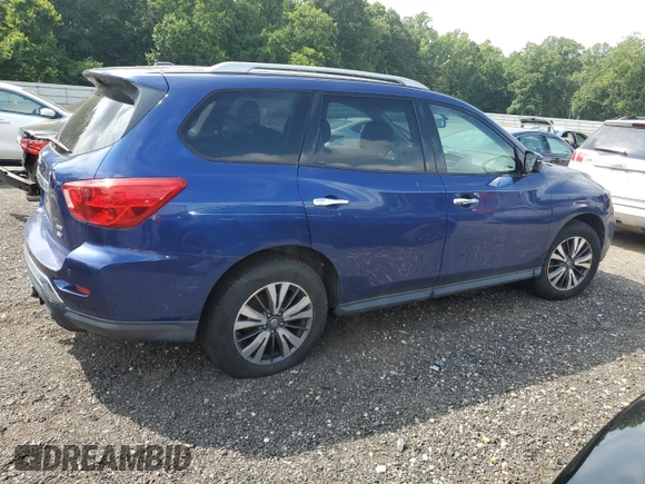 2017 Nissan Pathfinder Platinum with VIN 5N1DR2MM5HC637228, listed as a Copart auction lot 65160205 with Not provided miles and Clean title. Bid and sale history available at DreamBid. Image 3.