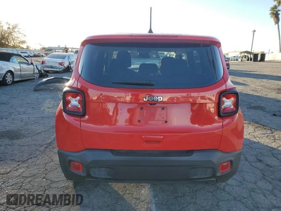 2021 Jeep Renegade Jeepster with VIN ZACNJCAB0MPM48918, listed as a Copart auction lot 42446405 with 53,186 mi miles and Salvage title. Bid and sale history available at DreamBid. Image 6.