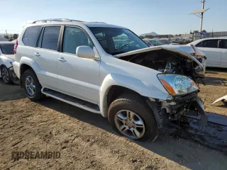 2009 Lexus GX 470 with VIN JTJBT20X990176080, listed as a Copart auction lot 74207314 with 63,640 mi miles and Salvage Title. Bid and sale history available at carsss.com. Image 4.