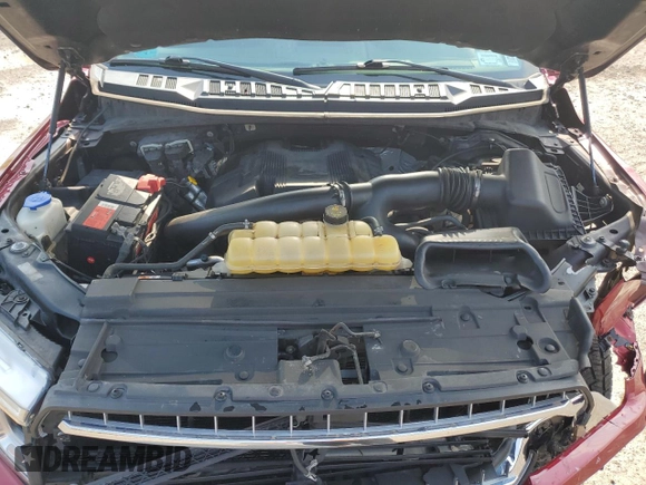 2018 Ford F-150 XL with VIN 1FTEW1EG6JFA90964, listed as a Copart auction lot 59808695 with 144,626 mi miles and Salvage title. Bid and sale history available at DreamBid. Image 11.