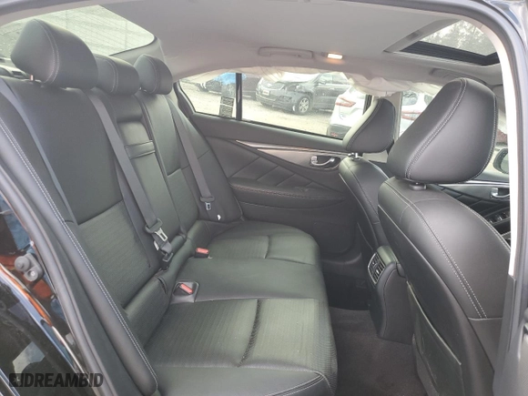 2019 Infiniti Q50 3.0t LUXE with VIN JN1EV7AR6KM551593, listed as a Copart auction lot 82874164 with NaN miles and Salvage Title. Bid and sale history available at carsss.com. Image 10.