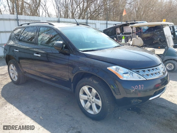 2007 Nissan Murano SL with VIN JN8AZ08W17W642449, listed as a IAAI auction lot 42013087 with 127,347 mi miles. Bid and sale history available at carsss.com. Image 1.