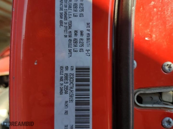 2018 Dodge Charger R/T with VIN 2C3CDXCT0JH150191, listed as a Copart auction lot 48991715 with 130,267 mi miles and Clean Title. Bid and sale history available at carsss.com. Image 12.
