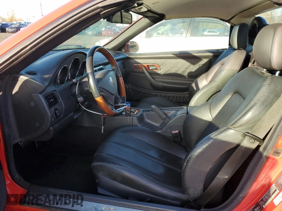 2003 Mercedes-Benz SLK 320 with VIN WDBKK65F43F282727, listed as a Copart auction lot 84246624 with 70,244 mi miles and Clean title. Bid and sale history available at DreamBid. Image 7.