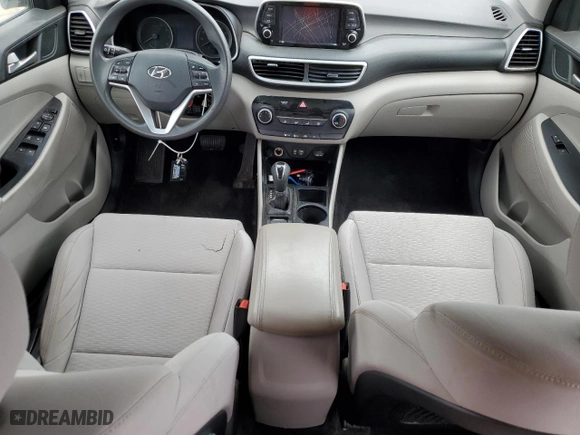 2021 Hyundai Tucson SE with VIN KM8J23A4XMU380556, listed as a Copart auction lot 56332623 with 26,875 mi miles and Salvage Title. Bid and sale history available at carsss.com. Image 8.