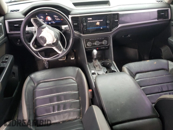 2021 Volkswagen Atlas SEL Premium R-Line with VIN 1V2FR2CA5MC602492, listed as a Copart auction lot 80429244 with 61,384 mi miles and Salvage title. Bid and sale history available at DreamBid. Image 8.
