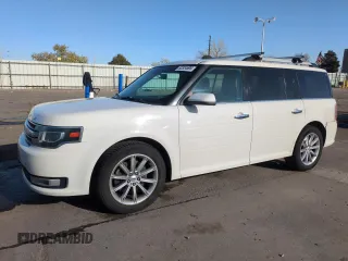 2013 Ford Flex Limited with VIN 2FMHK6D89DBD32485, listed as a Copart auction lot 52324595 with 144,173 mi miles and Salvage Title. Bid and sale history available at carsss.com. Image 1.