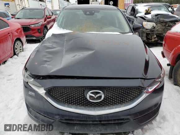 2019 Mazda CX-5 Sport with VIN JM3KFBBL4K0606504, listed as a Copart auction lot 46343035 with 150,942 mi miles and Salvage Title. Bid and sale history available at DreamBid. Image 5.