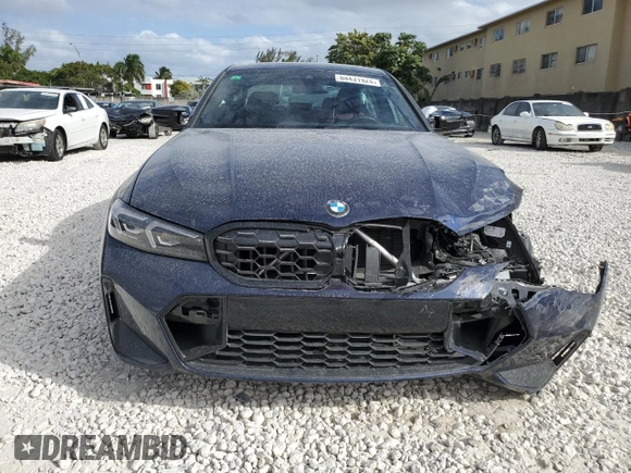 2024 BMW 3 Series M340i xDrive with VIN 3MW49FF02R8E70970, listed as a Copart auction lot 84431924 with 12,286 mi miles and Salvage Title. Bid and sale history available at carsss.com. Image 5.