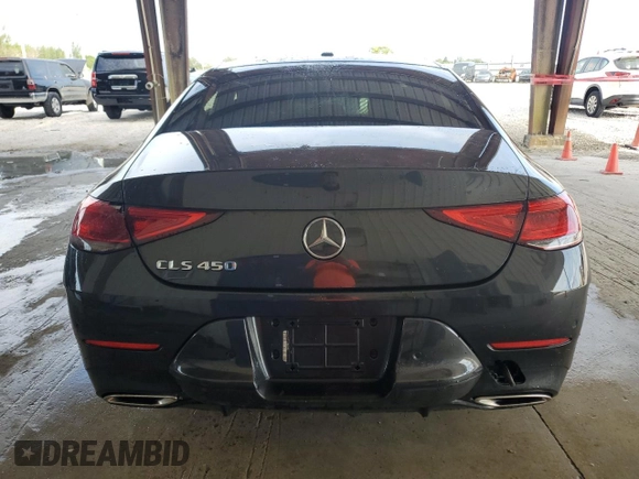 2019 Mercedes-Benz CLS with VIN WDD2J5JB7KA006996, listed as a Copart auction lot 81696554 with 0 mi miles and Salvage Title. Bid and sale history available at carsss.com. Image 6.