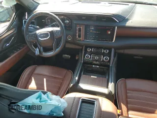 2023 GMC Yukon XL Denali Ultimate with VIN 1GKS2KKL8PR347320, listed as a Copart auction lot 81120334 with 16,028 mi miles and Salvage Title. Bid and sale history available at carsss.com. Image 8.