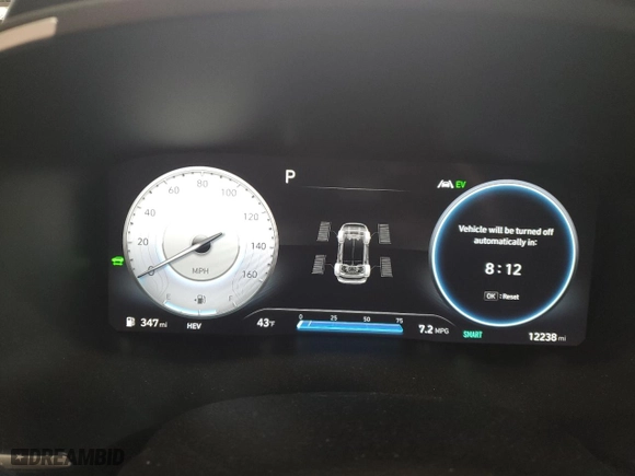 2023 Hyundai Santa Fe Plug-In Hybrid Limited with VIN KM8S7DA23PU097088, listed as a Copart auction lot 51331805 with 12,238 mi miles and Salvage Title. Bid and sale history available at carsss.com. Image 9.