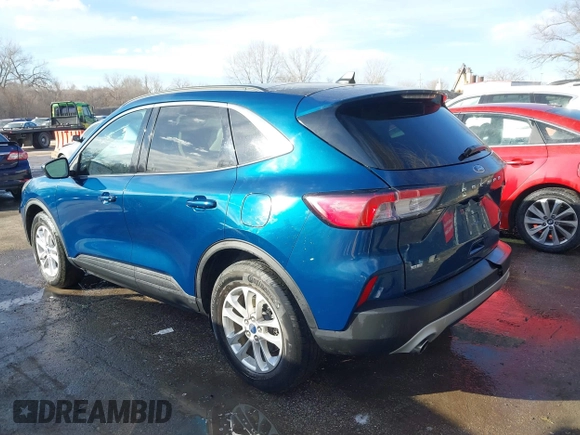 2020 Ford Escape SE with VIN 1FMCU9G60LUB37190, listed as a IAAI auction lot 41641727 with 24,845 mi miles. Bid and sale history available at carsss.com. Image 3.