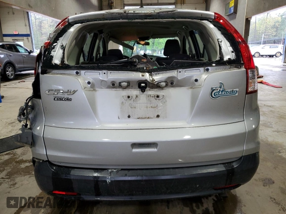 2014 Honda CR-V LX with VIN 3CZRM3H35EG709788, listed as a Copart auction lot 52065655 with 170,070 mi miles and Salvage Title. Bid and sale history available at carsss.com. Image 6.