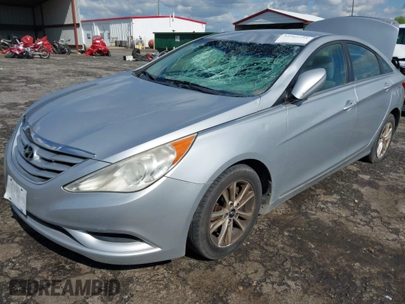 2011 Hyundai Sonata GLS with VIN 5NPEB4AC8BH075552, listed as a IAAI auction lot 41965751 with 180,174 mi miles and . Bid and sale history available at carsss.com. Image 2.