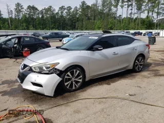 2016 Nissan Maxima SR z VIN 1N4AA6AP3GC386931, wystawiony jako Copart lot #56002635 z przebiegiem 128 670 mil mil oraz Szkoda całkowita • Salvage title. Historia ofert i sprzedaży dostępna na DreamBid. Obrazek 1.