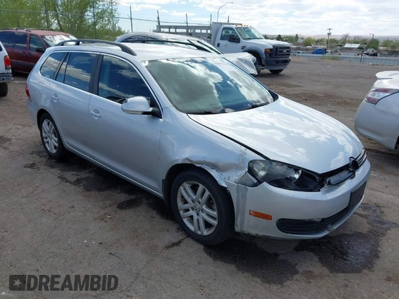 2013 Volkswagen Jetta SportWagen TDI with VIN 3VWPL7AJ3DM694141, listed as a IAAI auction lot 42062170 with 119,548 mi miles. Bid and sale history available at carsss.com. Image 1.